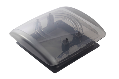 offene MPK Dachhaube VisionVent S in schwarz 