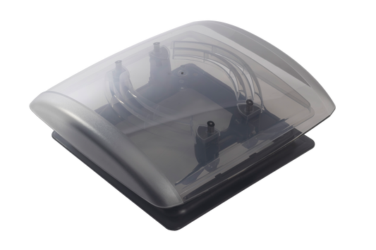 offene MPK Dachhaube VisionVent S in schwarz 