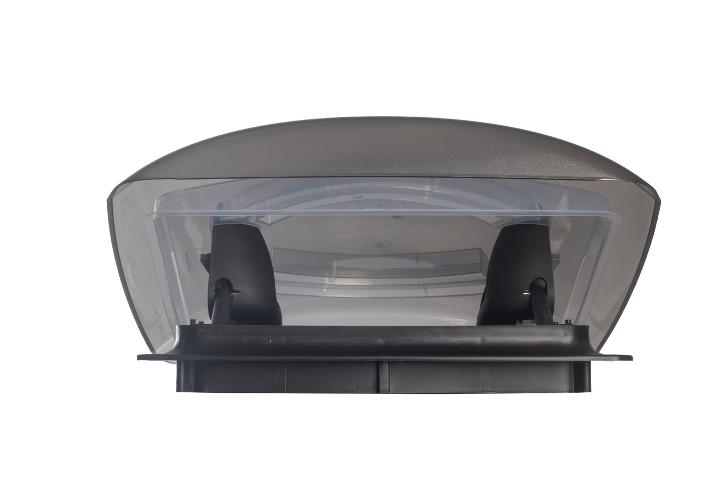 halb offene MPK Dachhaube VisionVent S in schwarz 