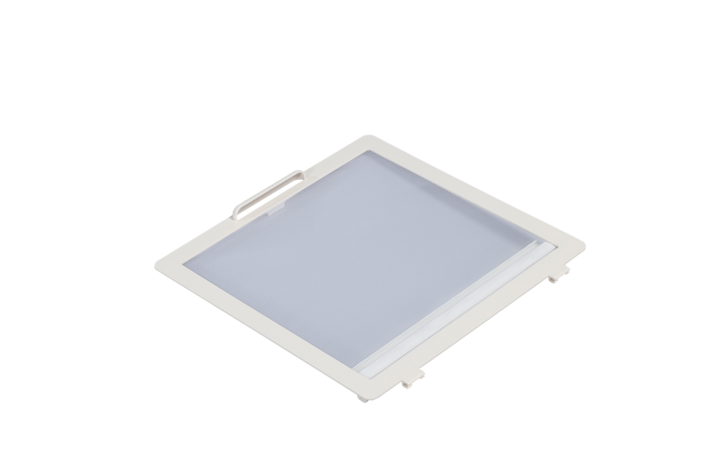 MPK Moskitonetzrahmen für 280x280 mm Dachhauben in Cremeweiß mit Rollo