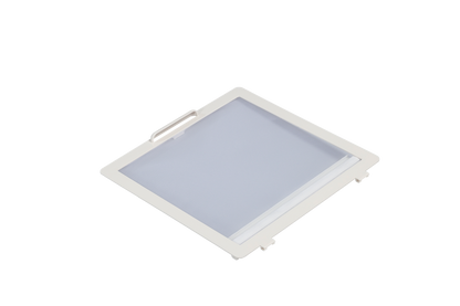 MPK Moskitonetzrahmen für 280x280 mm Dachhauben in Cremeweiß mit Rollo