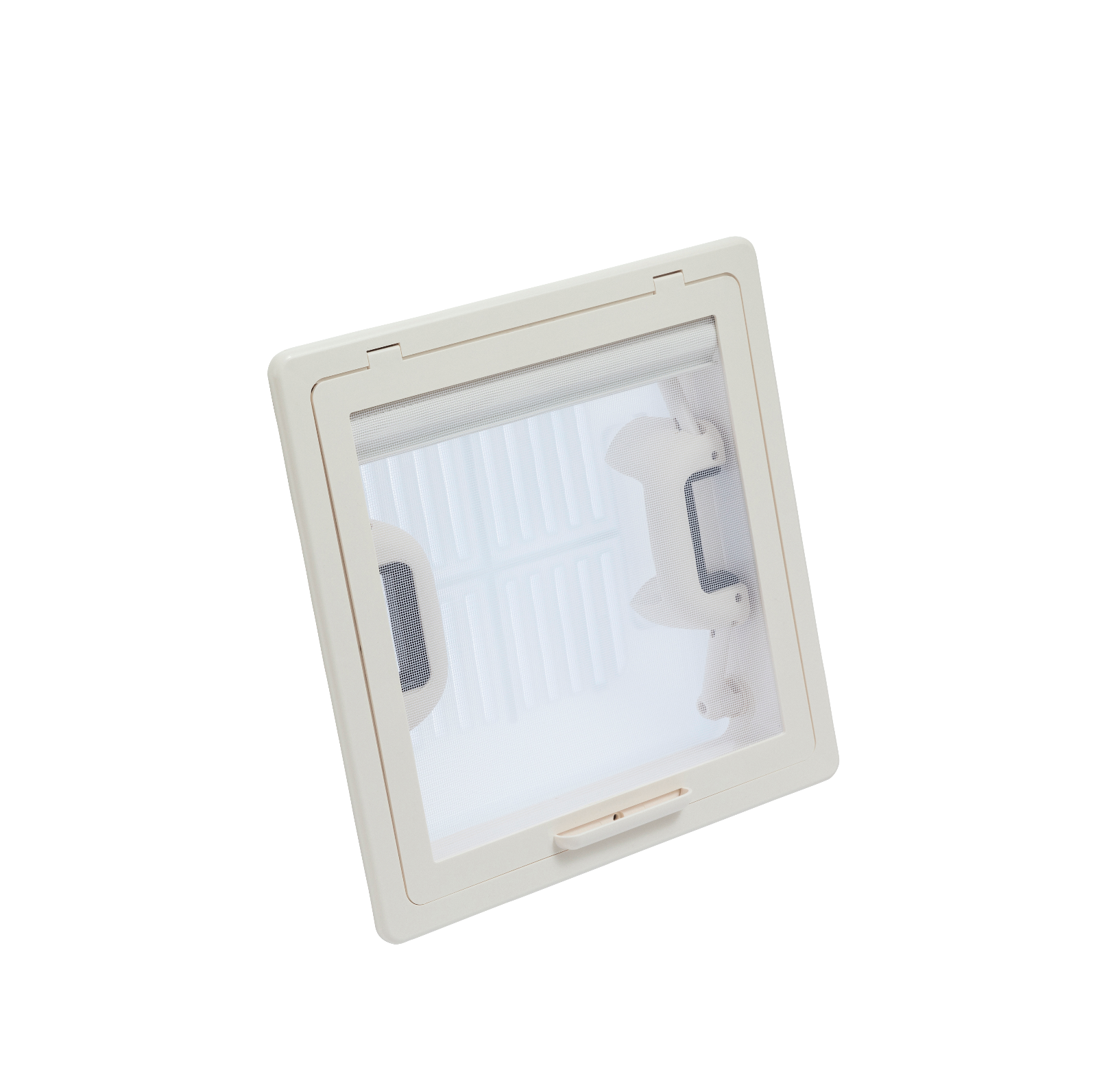 MPK Dachhaube Modell 29 mit Rollo und Moskitonetzrahmen in cremeweiß