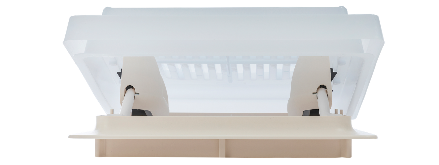 gekippte MPK Dachhaube Modell 29  in cremeweiß