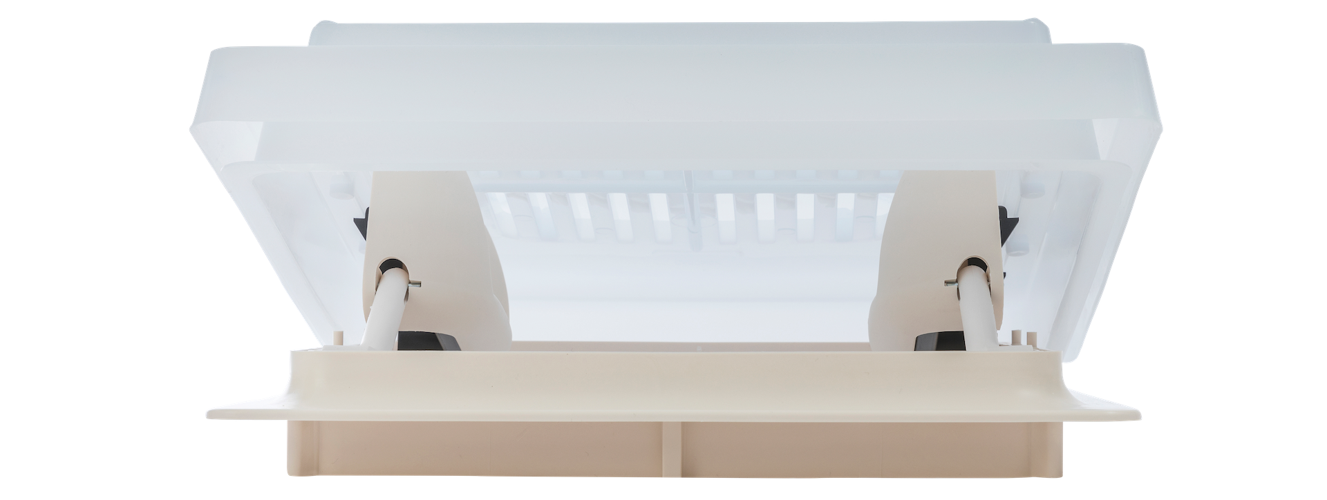 gekippte MPK Dachhaube Modell 29  in cremeweiß