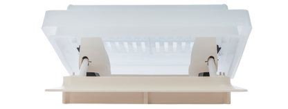 gekippte MPK Dachhaube Modell 29  in cremeweiß