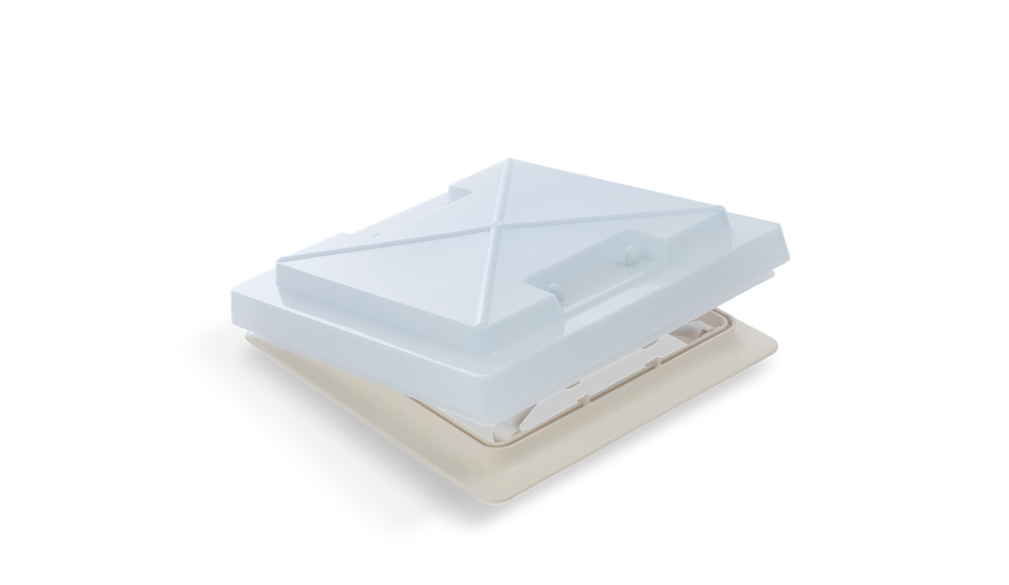 gekippte MPK Dachhaube Modell 29  in cremeweiß