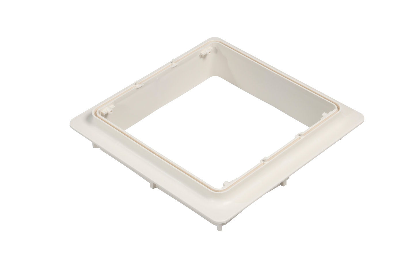 hoher MPK Oberrahmen 28x28 cm cremeweiß