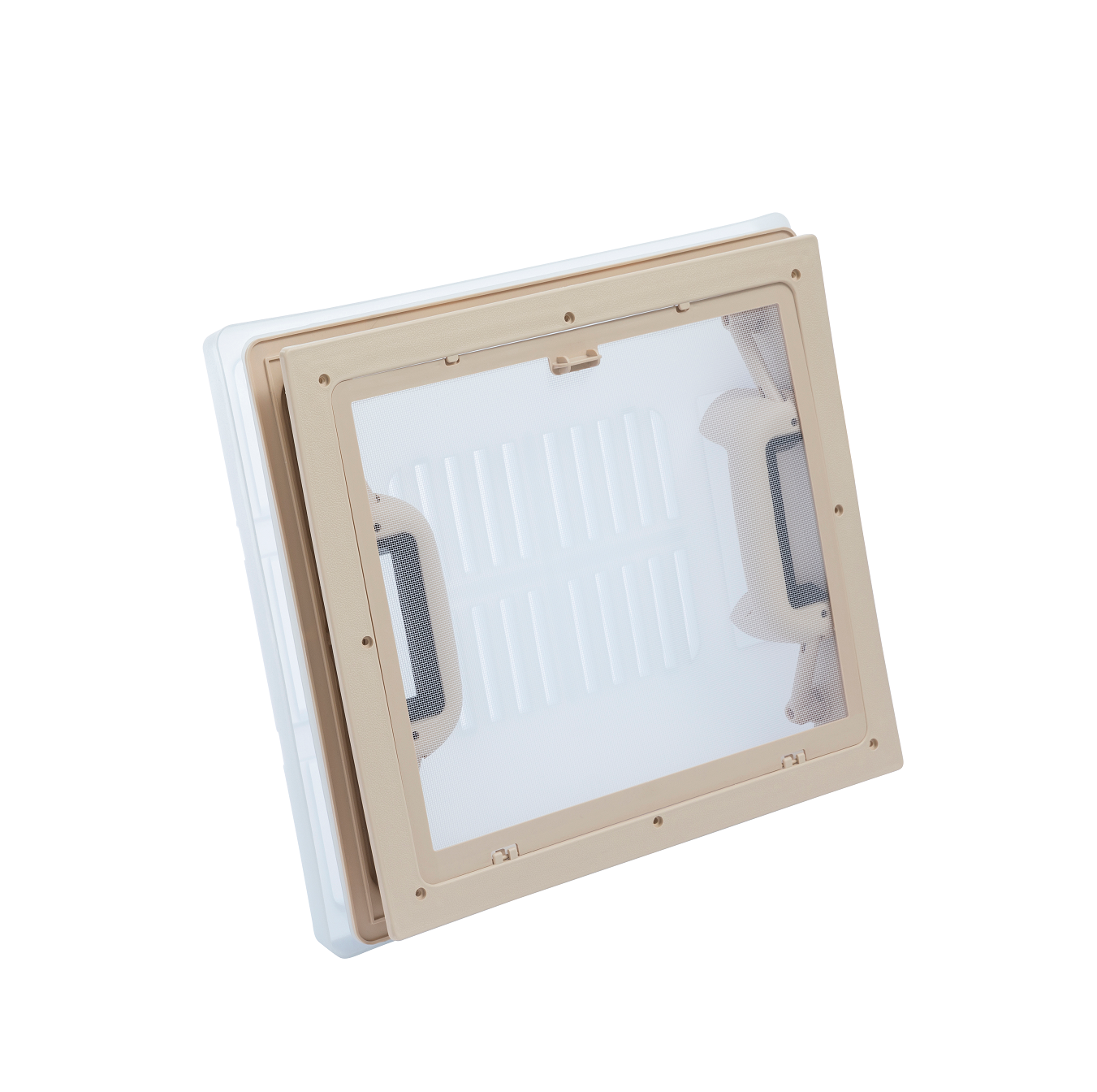 MPK Dachhaube Modell 32 in beige mit Moskitonetzrahmen