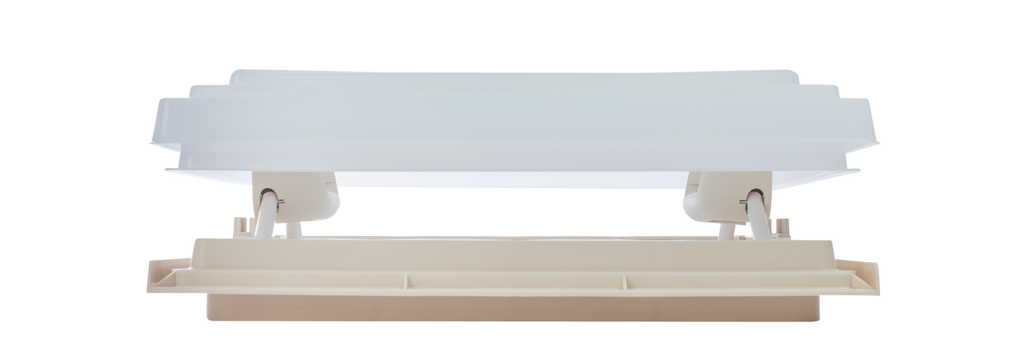 offene MPK Dachhaube Modell 42 in cremeweiß