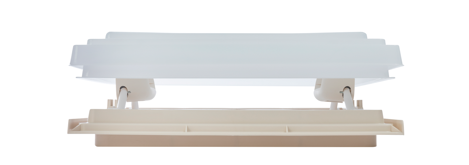 offene MPK Dachhaube Modell 42 in cremeweiß