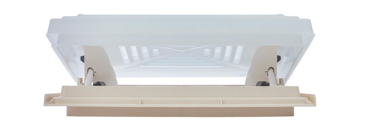 halb offene MPK Dachhaube Modell 42 in cremeweiß