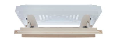 halb offene MPK Dachhaube Modell 42 in cremeweiß