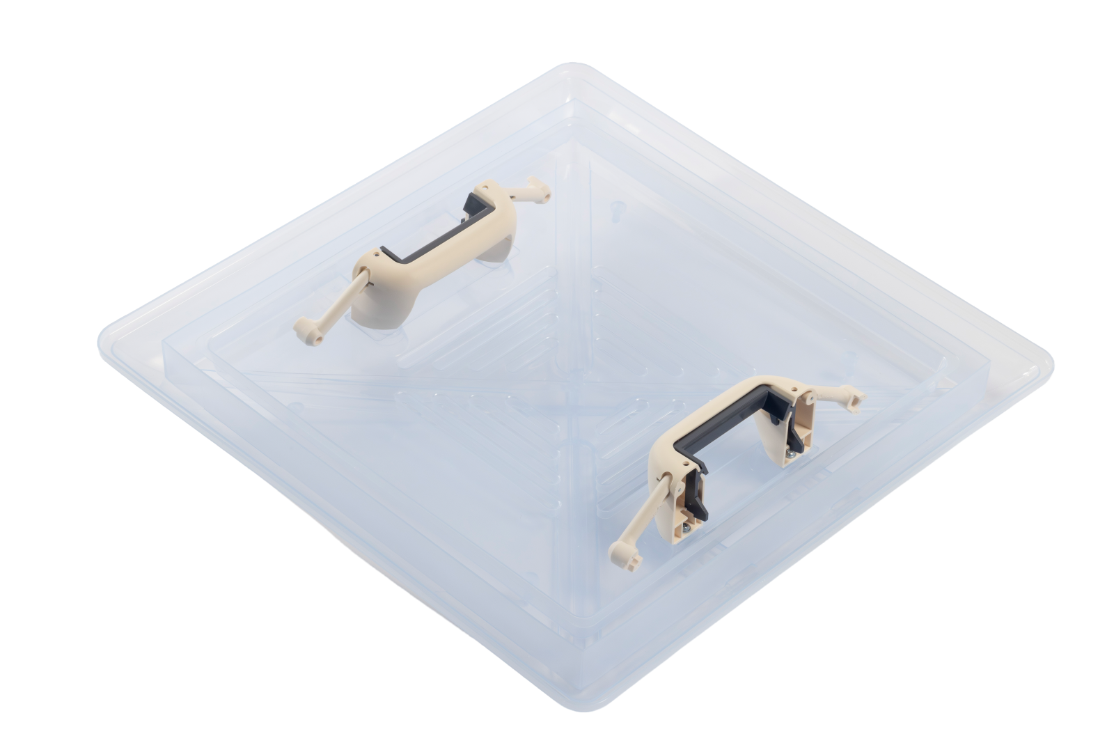 MPK Ersatzhaube für Dachhauben Modell 4600 mit cremeweißen Griffen