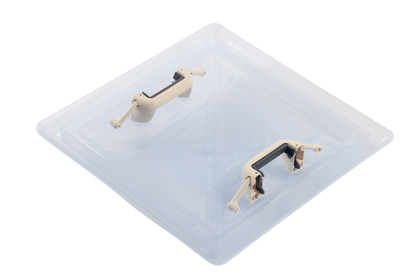 MPK Ersatzhaube für Dachhauben Modell 4600 mit cremeweißen Griffen