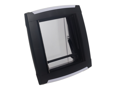 MPK Plissee-Innenrahmen für Dachhaube VisionStar M 400x400 mm in schwarz mit LED