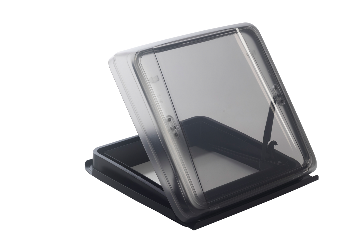 offene MPK Dachhaube VisionStar M in schwarz Scharnierseite