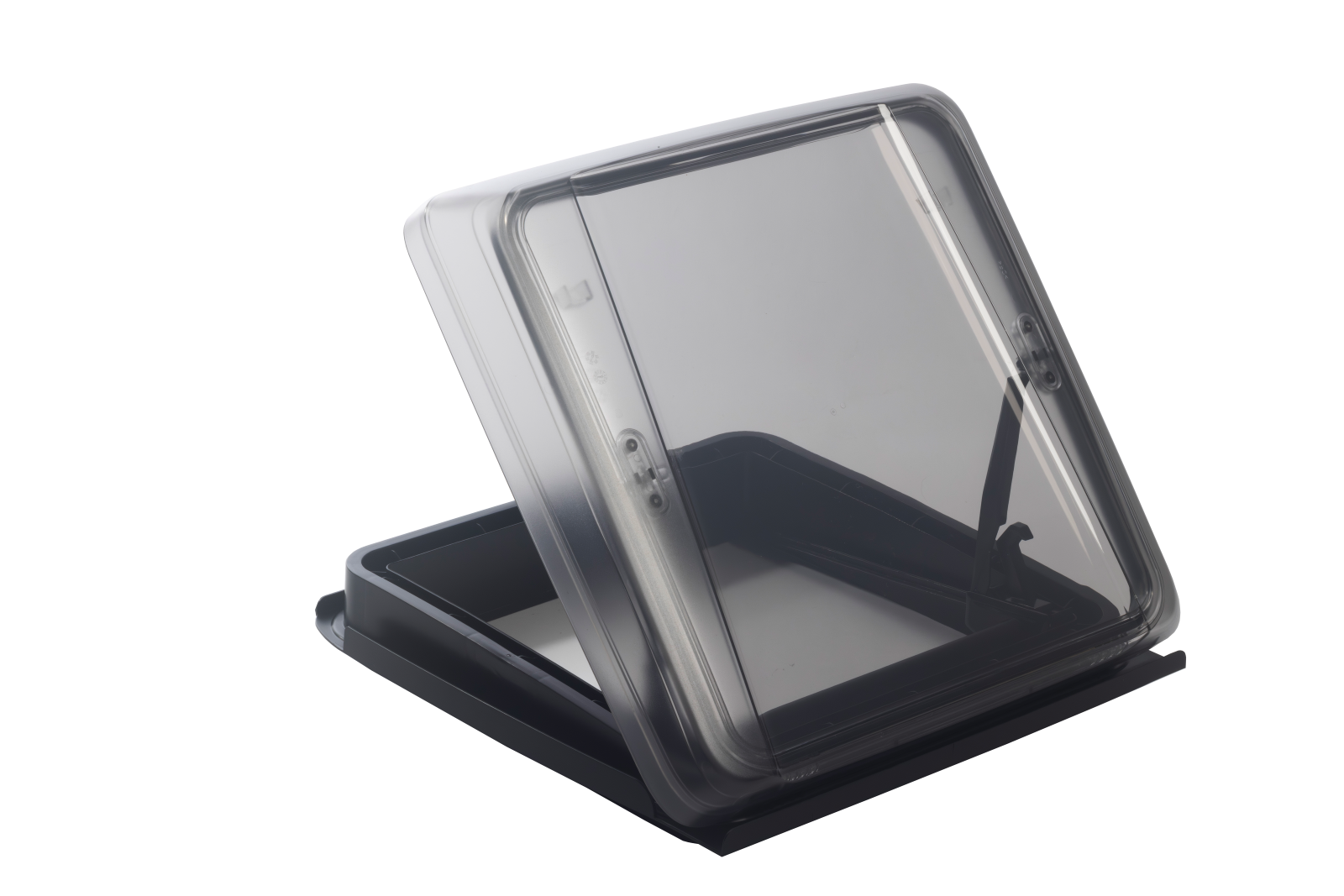 offene MPK Dachhaube VisionStar M in schwarz Scharnierseite