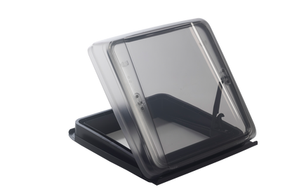 offene MPK Dachhaube VisionStar M in schwarz Scharnierseite