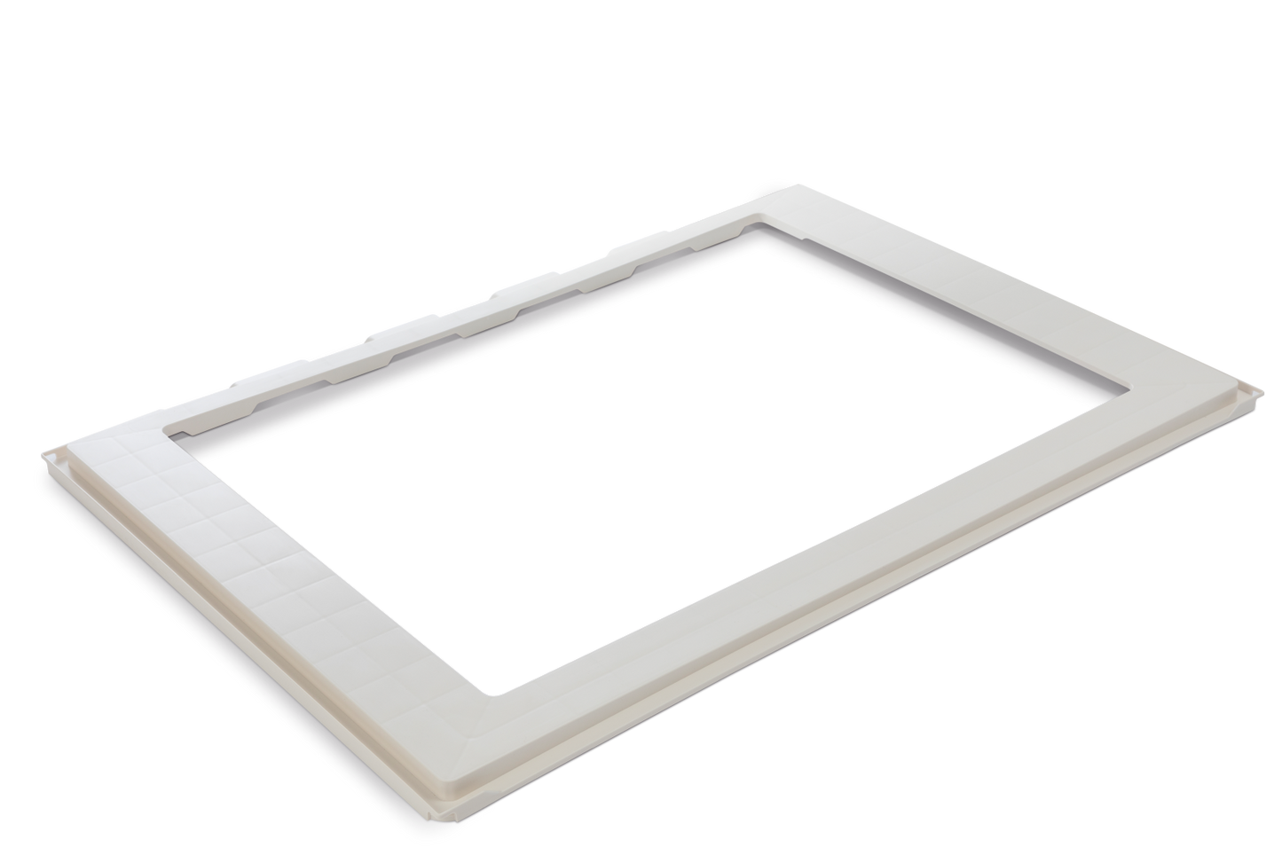 MPK Adapterrahmen 700x500mm in cremeweiß für Dachhauben, kompatibel mit Fiat Ducato