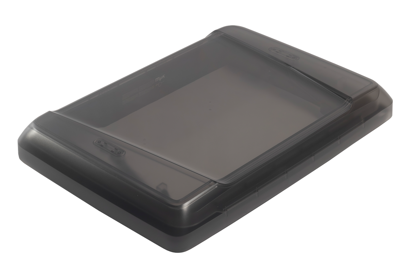 geschlossene MPK Dachhaube VisionStar L 700x500 mm in schwarz 