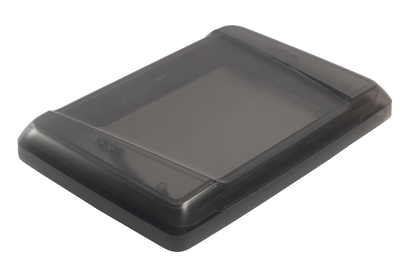 geschlossene MPK Dachhaube VisionStar L 700x500 mm in schwarz 