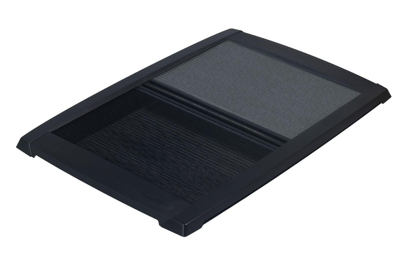 MPK VisionStar L Plissee-Innenrahmen in schwarz, geschlossene Plissees