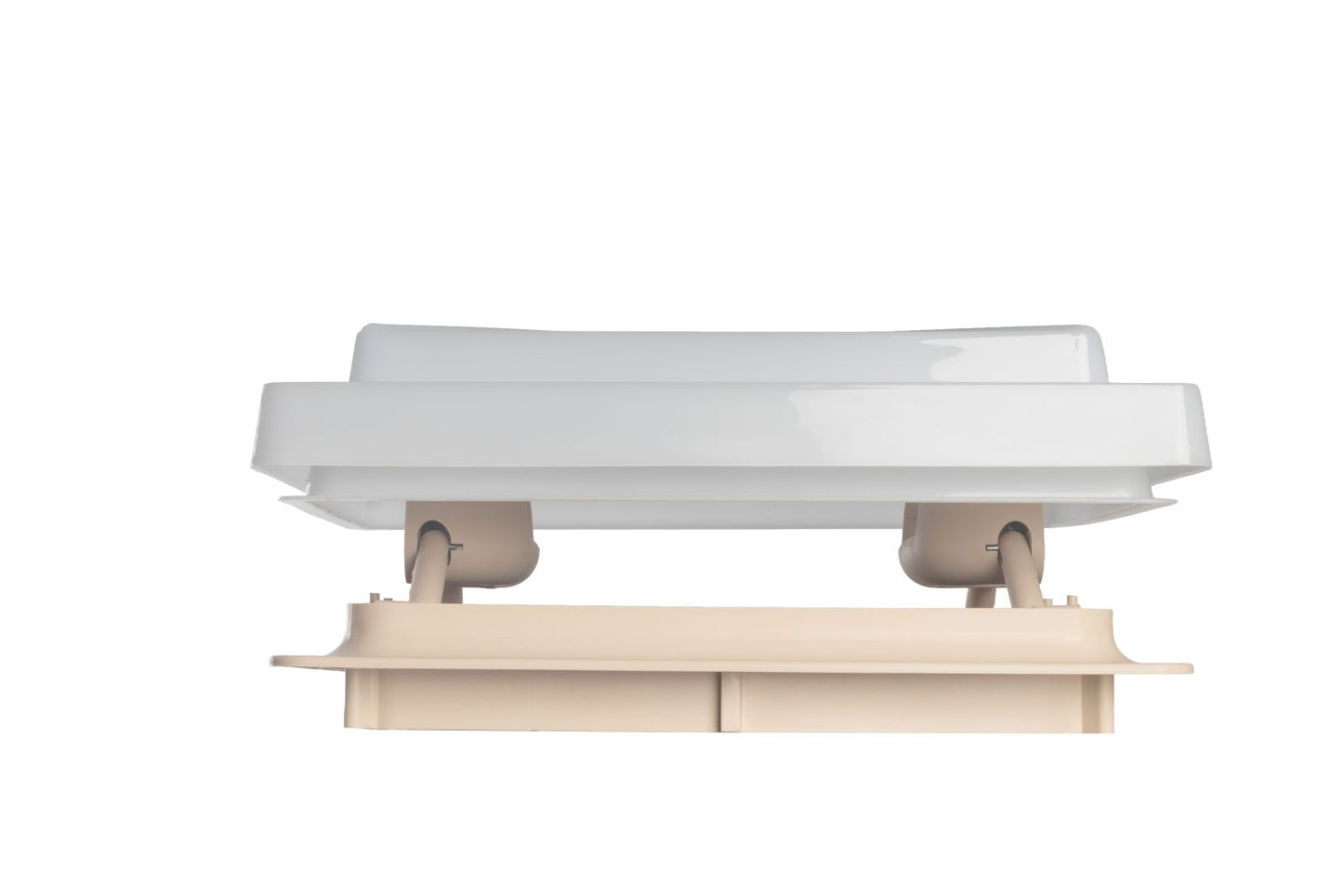 geöffnete MPK Dachhaube Modell 29 mit beigem Rahmen