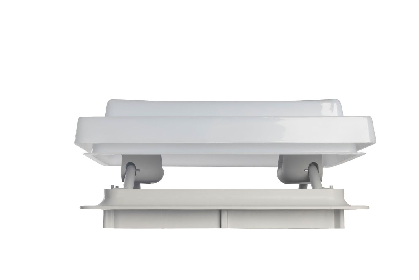 geöffnete MPK Dachhaube Modell 29 mit grauem Rahmen