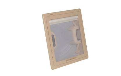 MPK Dachhaube Modell 29 mit Moskitonetzrahmen und Rollo beige