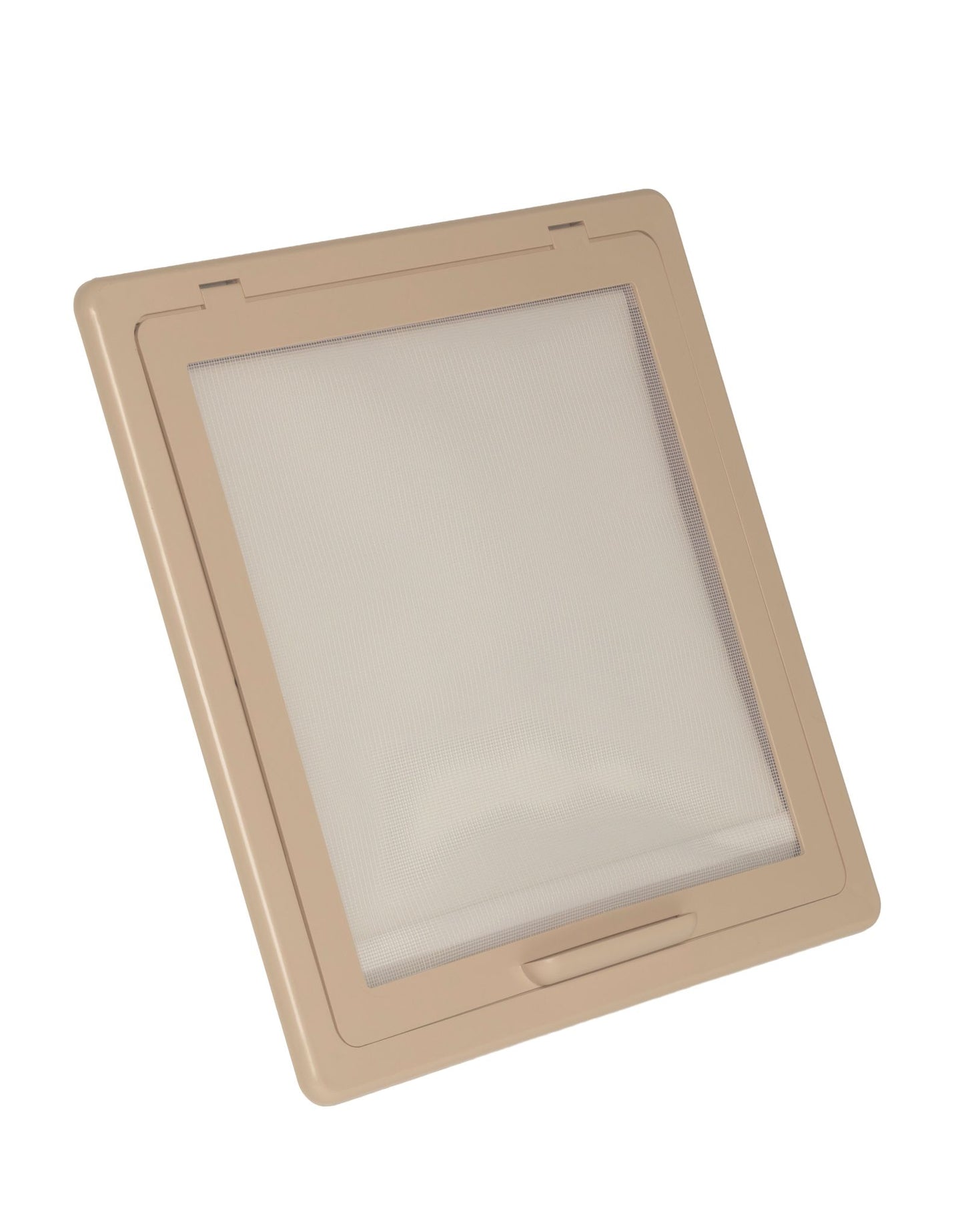 MPK Dachhaube Modell 29 mit Moskitonetzrahmen und geschlossenem Rollo beige